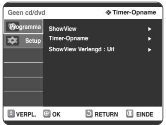 SAMSUNG DVD-R125P - Tijdsinstalling EP-modus - 1