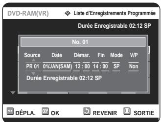 SAMSUNG DVD-R125P - Appuyez sur OK ou sur le bouton - 1