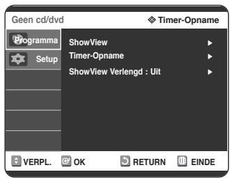 SAMSUNG DVD-R125P - Druk op de knop MENU met de eenheid in de modus Stop/modus Geen schijf. - 1
