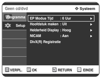SAMSUNG DVD-R125P - De NICAM-opties instellen - 3