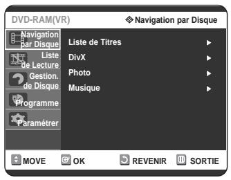 SAMSUNG DVD-R125P - Appuyez sur la touche MENU en mode Stop. - 1