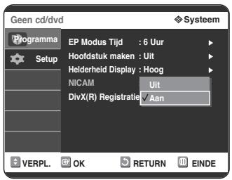 SAMSUNG DVD-R125P - De NICAM-opties instellen - 4