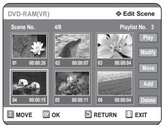 SAMSUNG DVD-R125P - Adding a Scene - 5