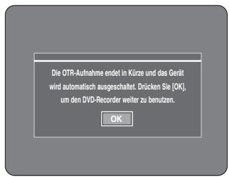 SAMSUNG DVD-R125P - Opnameduur met 1 toets instellen (OTR) - 9