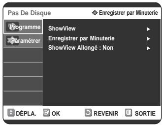 SAMSUNG DVD-R125P - Réglage de l'heure en mode EP - 1