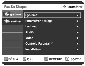 SAMSUNG DVD-R125P - Réglage de l'horloge - 2