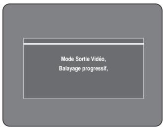 SAMSUNG DVD-R125P - Pour activer le réglage "Progressif" - 3
