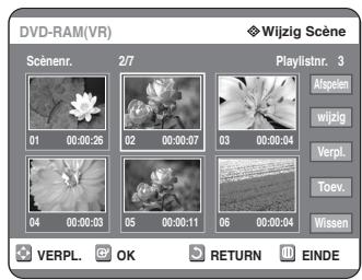 SAMSUNG DVD-R125P - Scène bewerken (vervangen) - 5