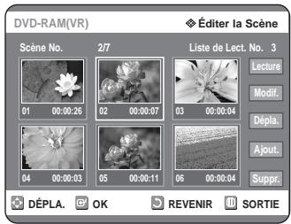SAMSUNG DVD-R125P - Modifier une scene (Remplacer une scene) - 5