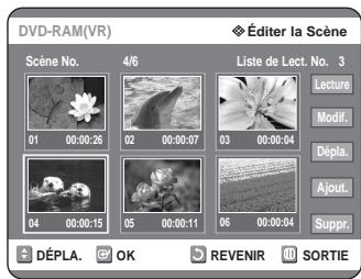 SAMSUNG DVD-R125P - Ajouter une scène - 5