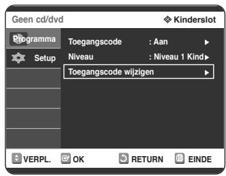 SAMSUNG DVD-R125P - Indien u uw toegangscode vergeet. - 3