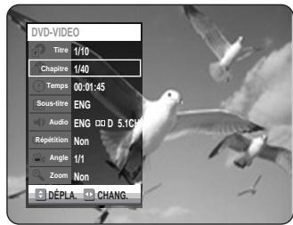 SAMSUNG DVD-R125P - Atteindre directement une scene à l'aide de la touche ANYKEY - 1