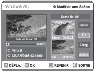 SAMSUNG DVD-R125P - Modifier une scene (Remplacer une scene) - 4