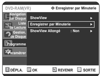 SAMSUNG DVD-R125P - Appuyez sur le bouton TIMER, apparéil en mode Arrêt. - 1