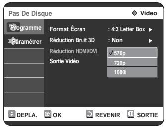 SAMSUNG DVD-R125P - Résolution HDMI/DVI - 1