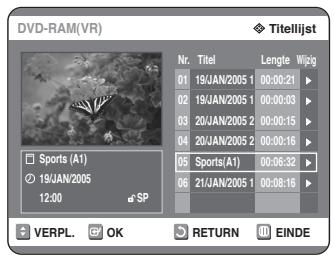 SAMSUNG DVD-R125P - Met de MENU toets - 5