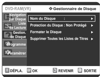 SAMSUNG DVD-R125P - Editor le nom d'un disque - 5