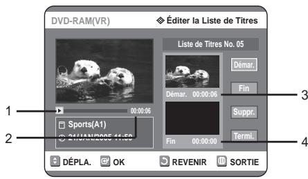 SAMSUNG DVD-R125P - Appuyez sur la touche OK au point de démarrage. - 2