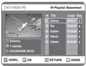 SAMSUNG DVD-R125P - Met de toets PLAY LIST - 1