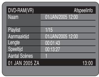 SAMSUNG DVD-R125P - Druk op de ▲▼ toetsen om Afspelen te selectoren. Druk verwolgens op de OK toets. - 4