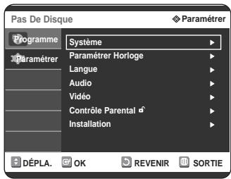SAMSUNG DVD-R125P - Configuration des options audio - 2