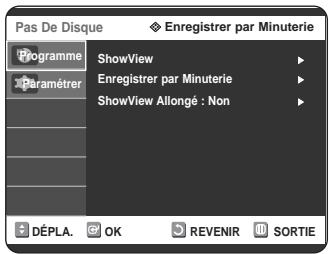 SAMSUNG DVD-R125P - Navigation dans le menu à l'écran - 1