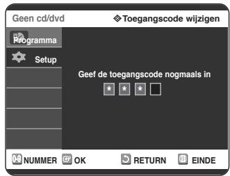 SAMSUNG DVD-R125P - Indien u uw toegangscode vergeet. - 5