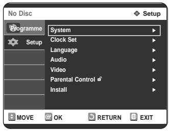 SAMSUNG DVD-R125P - Setting up the Audio Options - 2