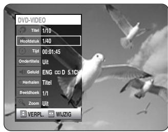SAMSUNG DVD-R125P - Druk tijdens weergave op de ANYKEY toets. - 1