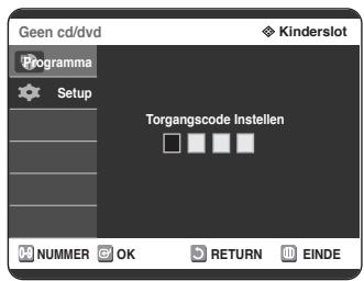 SAMSUNG DVD-R125P - Kinderslot instellen - 4