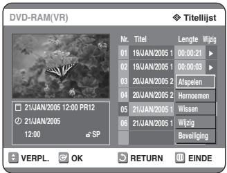 SAMSUNG DVD-R125P - Met de MENU toets - 2