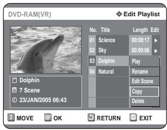 SAMSUNG DVD-R125P - Using the MENU button - 2