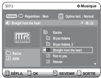 SAMSUNG DVD-R125P - Éléments de l'écran Audio CD(CD-DA) - 6