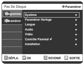 SAMSUNG DVD-R125P - Configuration des options d'affichage (Vidéo) - 2