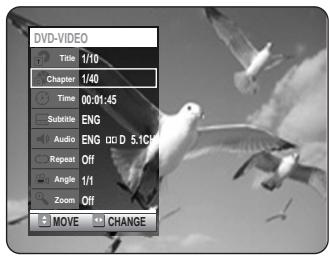 SAMSUNG DVD-R125P - Moving to a scene directly using the ANYKEY - 2
