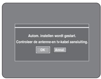 SAMSUNG DVD-R125P - Inschakelen en automatisch instellen - 3