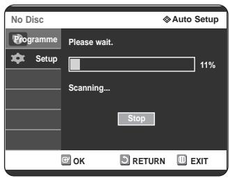 SAMSUNG DVD-R125P - Press the OK button, then press the ▶ buttons to select your "Country". - 2