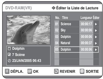 SAMSUNG DVD-R125P - Utilisation de la touche MENU - 3
