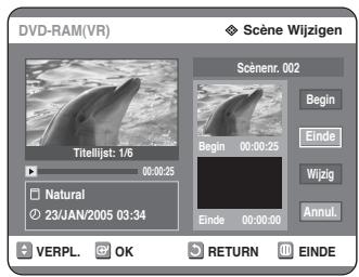 SAMSUNG DVD-R125P - Scène bewerken (vervangen) - 3