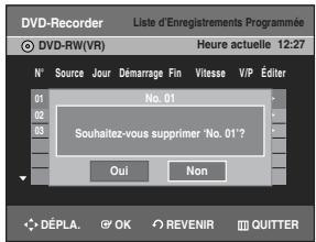 SAMSUNG DVD-R128 - Utilisation du bouton MENU. - 2