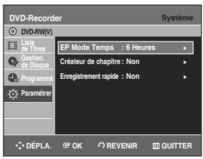 SAMSUNG DVD-R128 - Création automatique de chapitre - 5