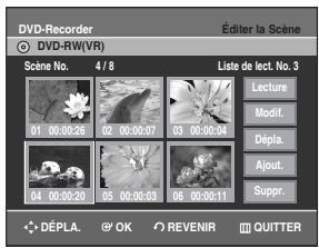 SAMSUNG DVD-R128 - Ajouter une scène - 5