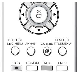 SAMSUNG DVD-R128 - About INFO Button - 1