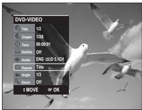 SAMSUNG DVD-R128 - Using the REPEAT button - 4