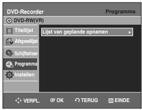 SAMSUNG DVD-R128 - Timer-opname wijdigen - 3