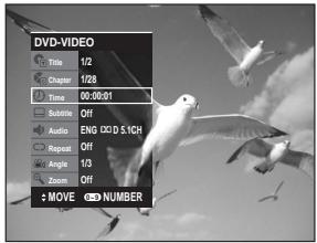SAMSUNG DVD-R128 - Moving to a scene directly using the ANYKEY - 4