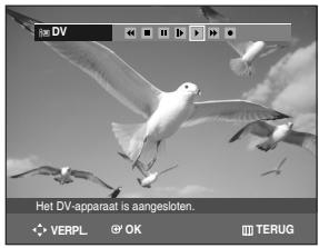 SAMSUNG DVD-R128 - Druk op de toets INPUT SEL. om DV te selecteren. - 1