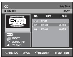 SAMSUNG DVD-R128 - Lecture d'un fichier MPEG4 - 4