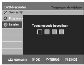 SAMSUNG DVD-R128 - De toegangscode - 3