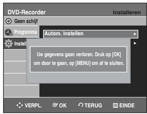 SAMSUNG DVD-R128 - Zenders automatisch instellen - 5